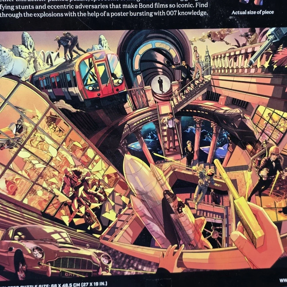 The World of James Bond: A 1000-piece Jigsaw Puzzle‎ by Laurence King Publishing